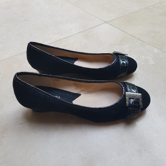 Michael Kors Alexandra Demi Wedge - Black - Picture 3 of 7